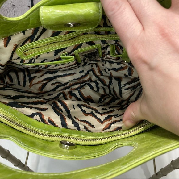 Lime Green designer bag by MAXX New York - Picture 11 of 12
